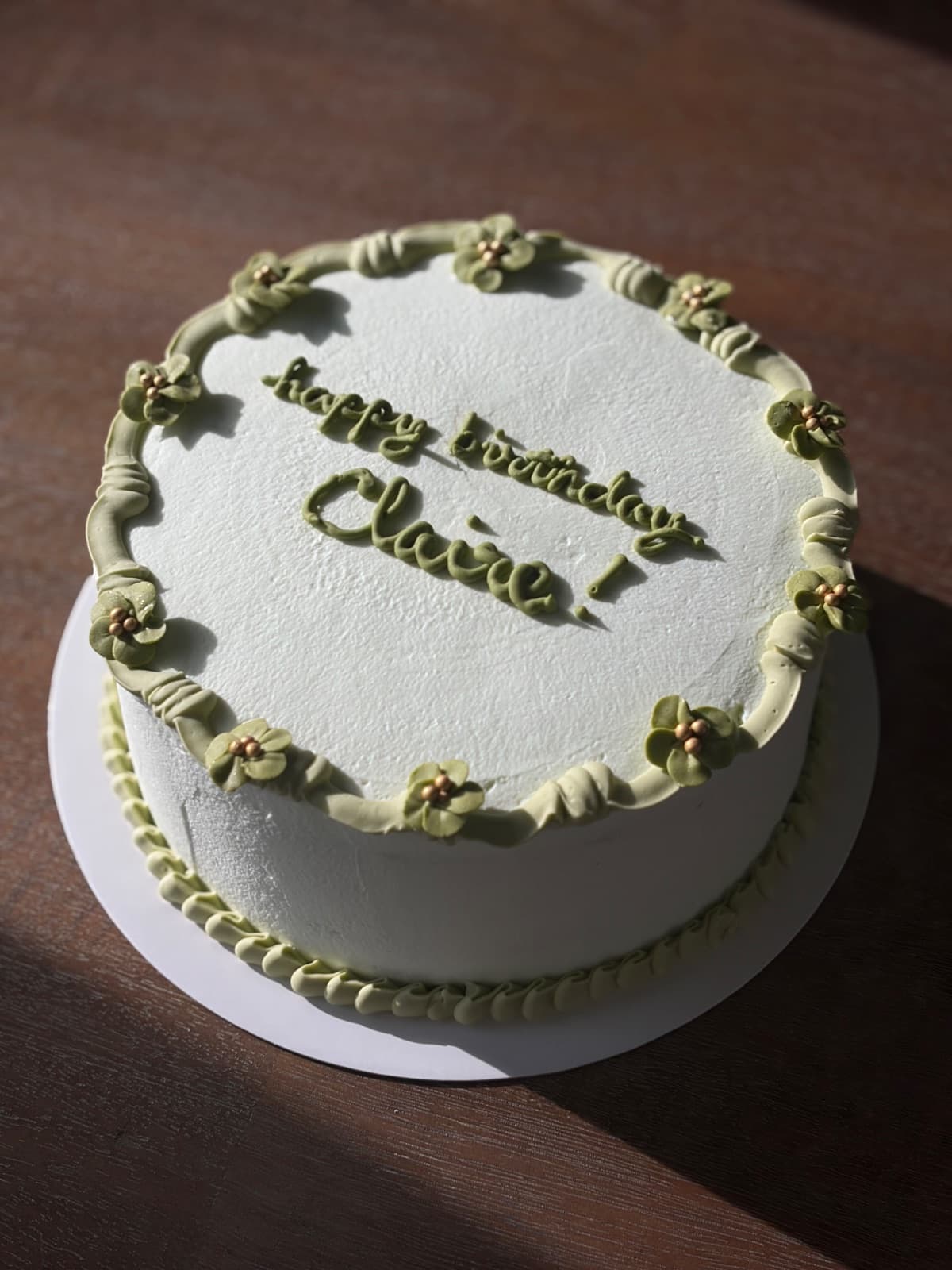 Pandan Chantilly Cake