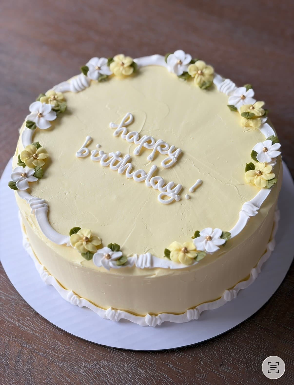 Mango Buttercream Cake