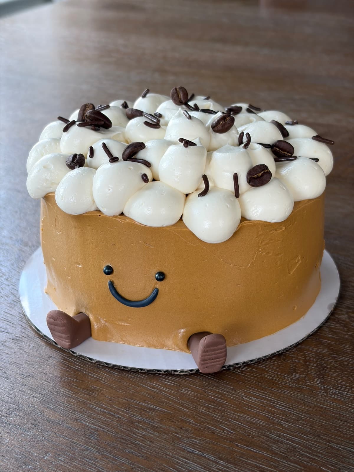 Mr. Bean Jellycat Cake (Mocha Caramel Cake)